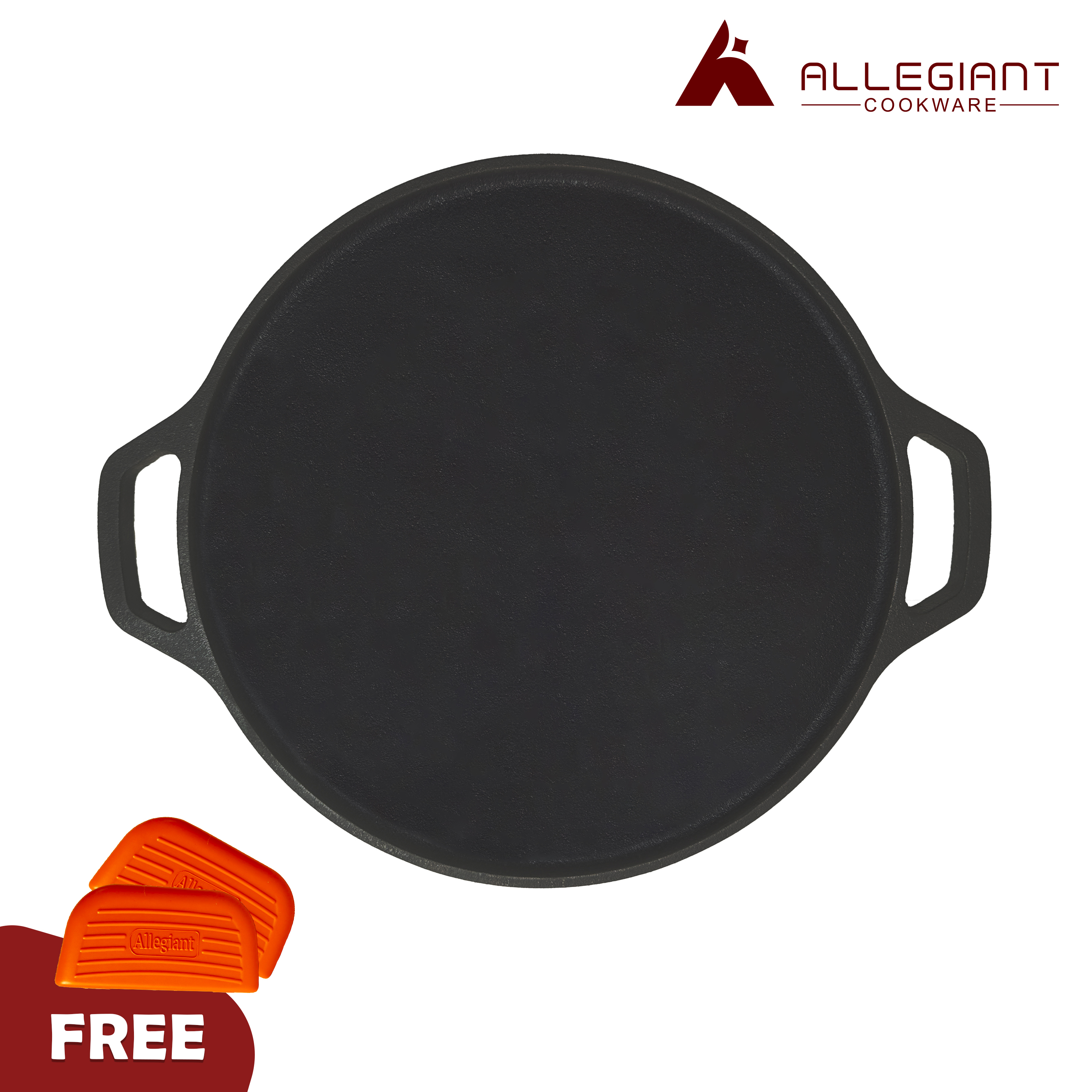 Cast Iron Double Handle Dosa Tawa